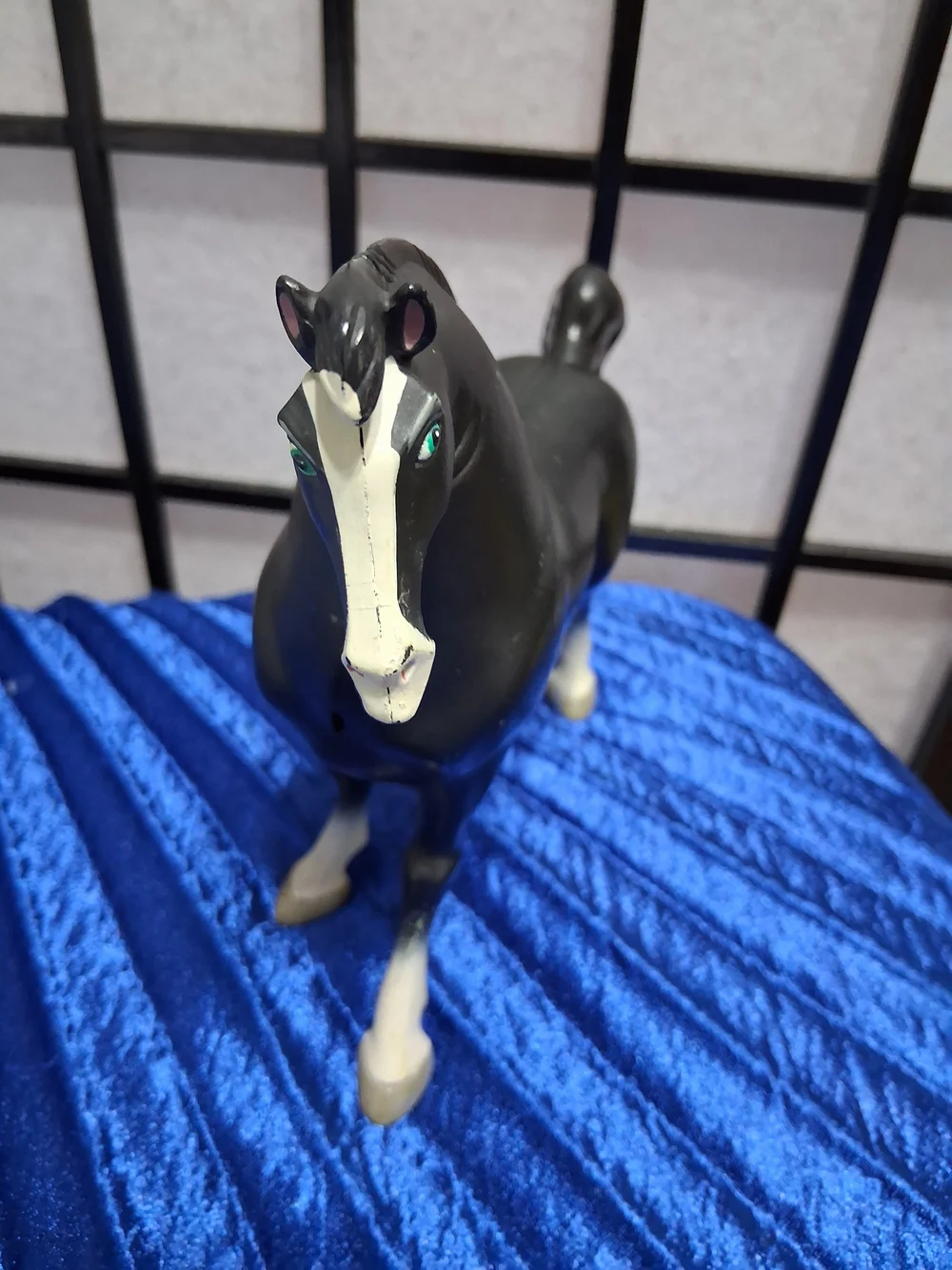 Disney Mulan, Khan The Horse Figurine with Teal Eyes